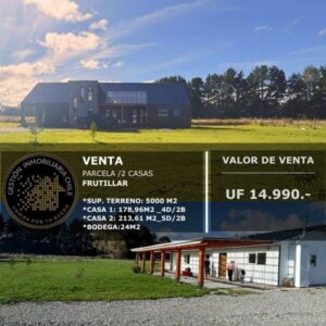 PARCELA CON DOS CASAS EN VENTA | FRUTILLAR