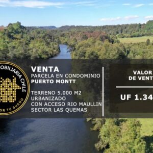 PARCELA URBANIZADA CON ACCESO A RÍO MAULLÁN, PTO MONTT