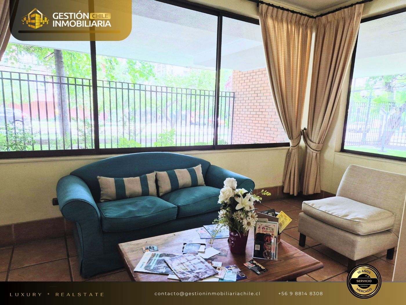 SE VENDE PRECIOSO DEPTO 1D/1B/BD METRO PARQ. O'HIGGINS - Imagen 21