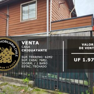 SE VENDE CASA 3D/1B POCAS CUADRAS COSTANERA CHIGUAYANTE