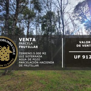 VALOR REBAJADO!! SE VENDE PARCELA URBANIZADA, FRUTILLAR