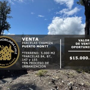 OPORTUNIDAD PARCELAS EN VERDE, CHAMIZA CON VISTAS, PTO MONTT