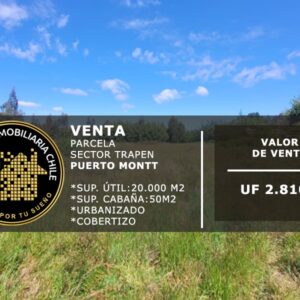 SE VENDE PARCELA CON CABA�A 1D/1B/ COBERTIZO, PUERTO MONTT