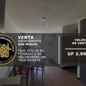 SE VENDE DEPARTAMENTO METRO SAN MIGUEL