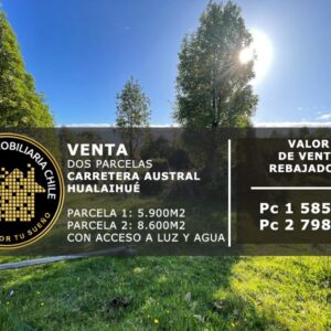VENDO PRECIOSAS PARCELA EN CARRETERA AUSTRAL, HUALAIHUÉ