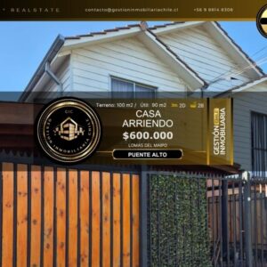 Casa Sector Lomas Del Maipo 2d/2b, Puente Alto