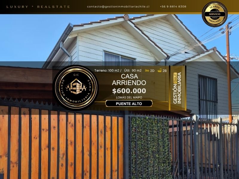 Casa Sector Lomas Del Maipo 2d/2b, Puente Alto