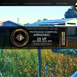 ARRIENDO PROPIEDAD COMERCIAL BRAUNAU, PUERTO VARAS