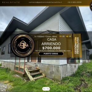 Arriendo Casa 3D/2B Sector Colonos del lago, Vista Panorámica