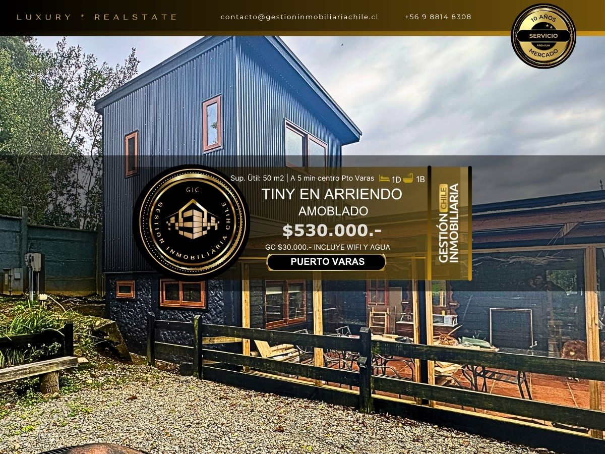 Arriendo Tiny independiente – Puerto Varas (Ruta 225 Km 5)