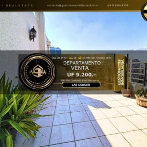 Departamento Duplex 2d/2b/bx Y Bd, Las Condes