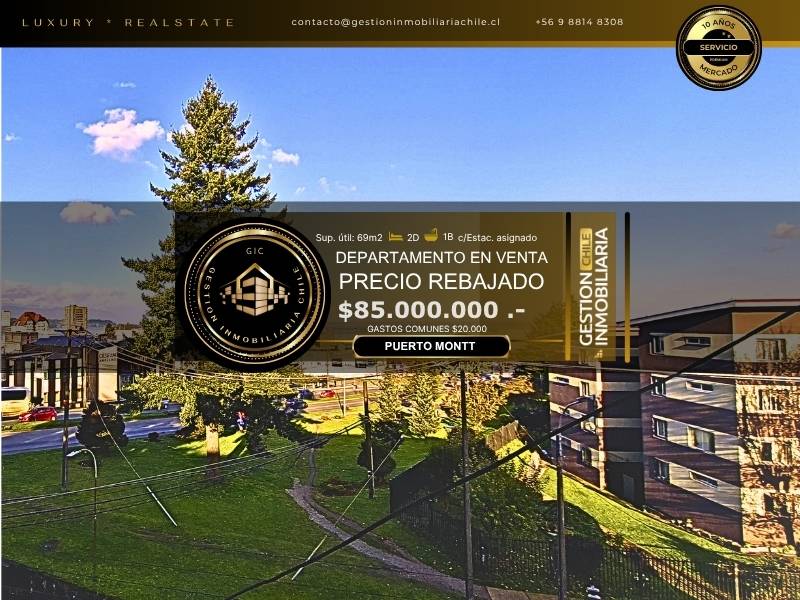 Amplio Depto A Pasos Del Centro Pto. Montt