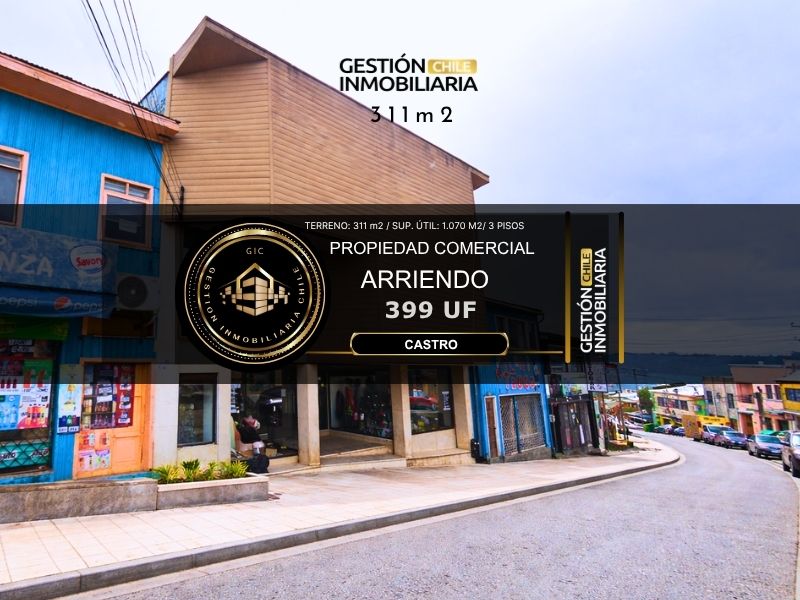 ARRIENDO COMERCIAL PLENO CENTRO CASTRO